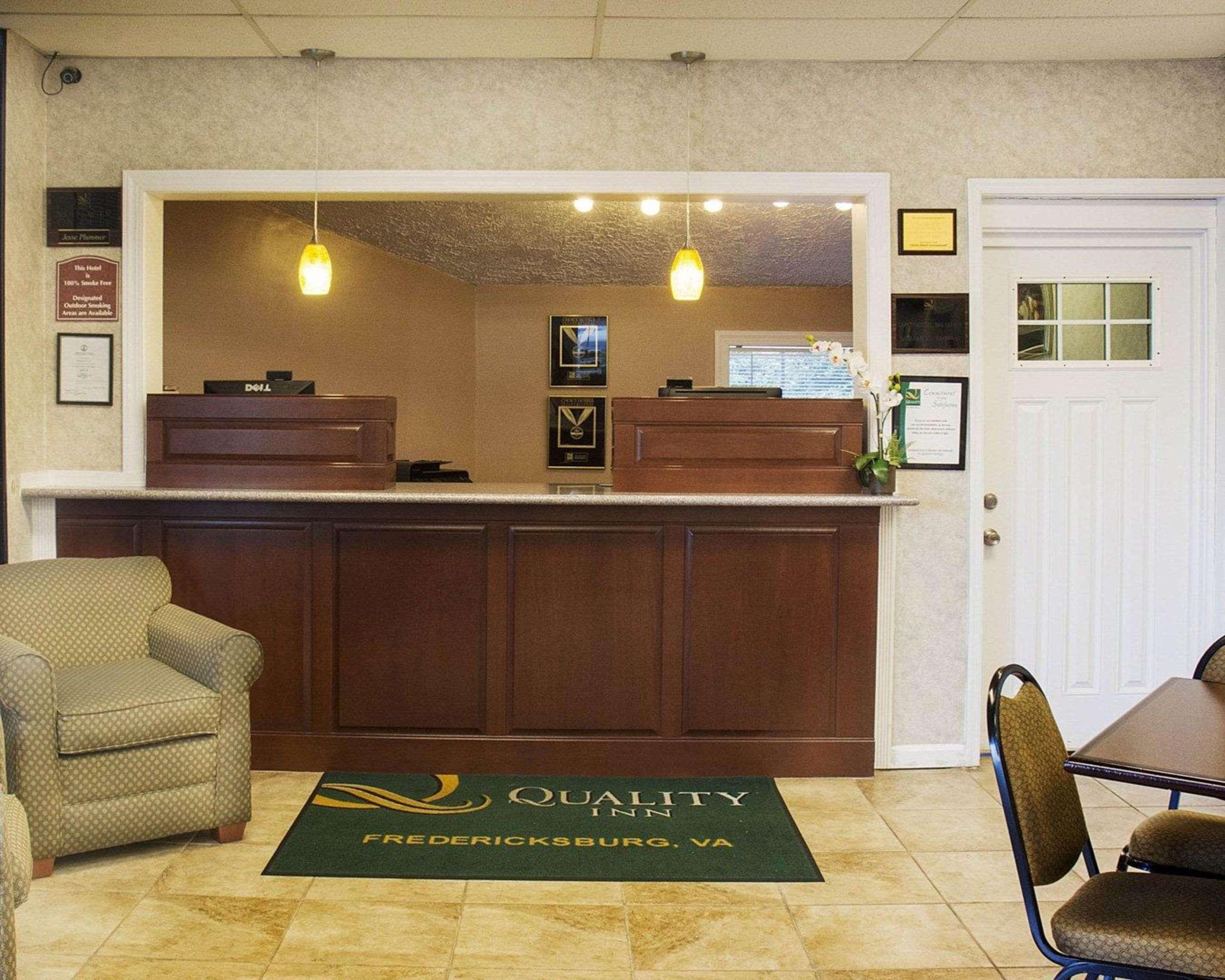 Quality Inn Fredericksburg Near Historic Downtown Exteriér fotografie